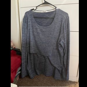 4 long sleeve nursing tops.